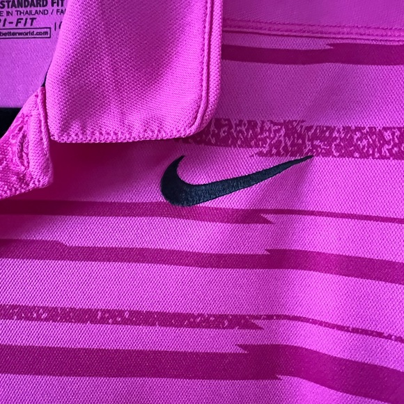 Nike Dri-fit Pink Golf Polo - Like New - Picture 3 of 4